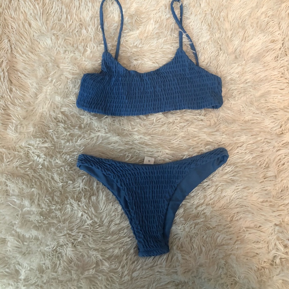 Ruched bikini set